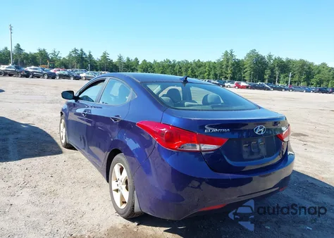 2012 Hyundai Elantra Gls from USA, damaged, VIN 5NPDH4AE1CH130730